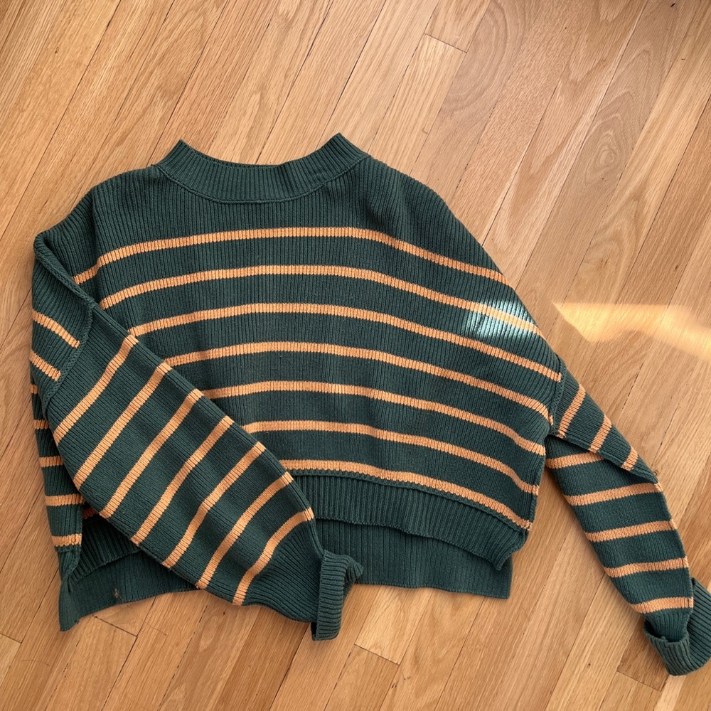 Free People Easy Street Crop Pullover
